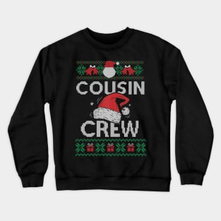 Cousin Crew Santa T shirt Christmas Family Matching Pajamas Gift Crewneck Sweatshirt